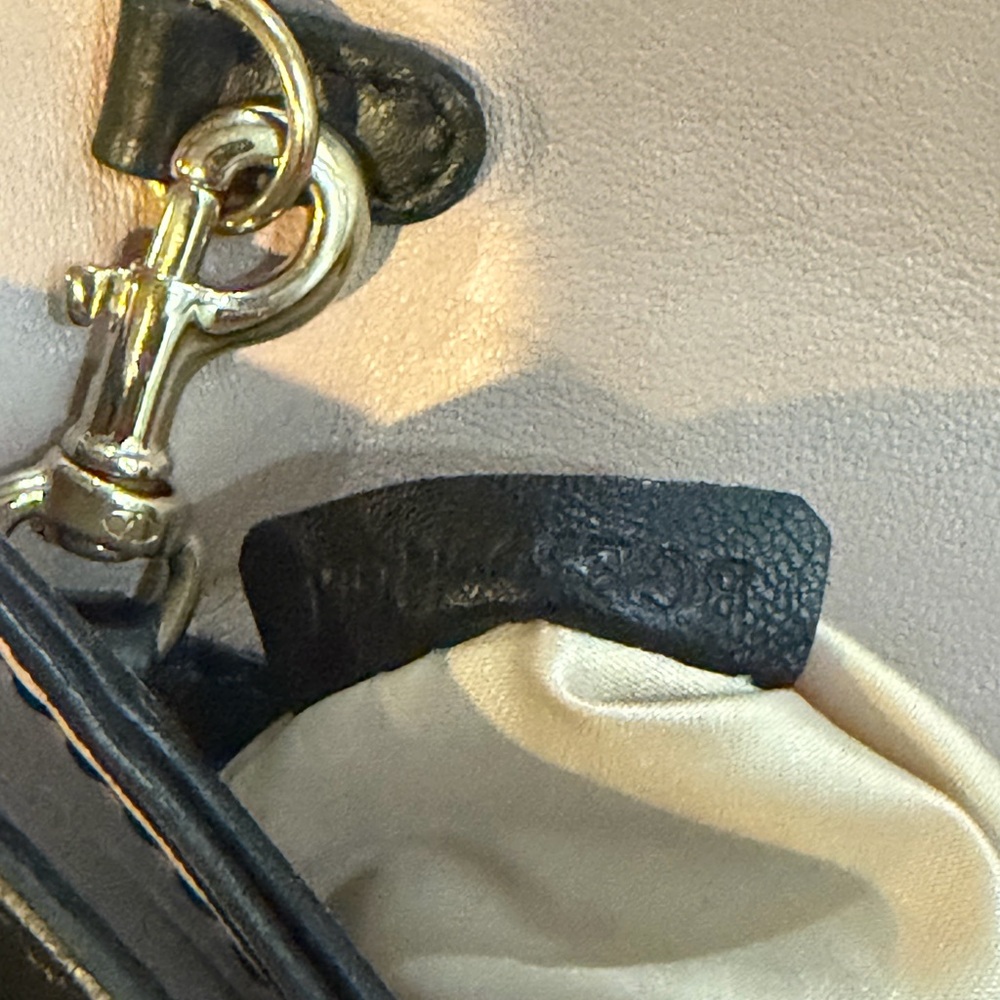 Valentino Rockstud Leather Clutch with Gold Accents - Picture 8 of 9